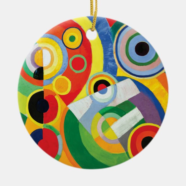 Adorno De Cerámica Rythme Joie de Vivre de Roberto Delaunay (Frente)