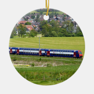 Adorno De Cerámica S-Bahn-7z5 tren en el país de Europa Ornament