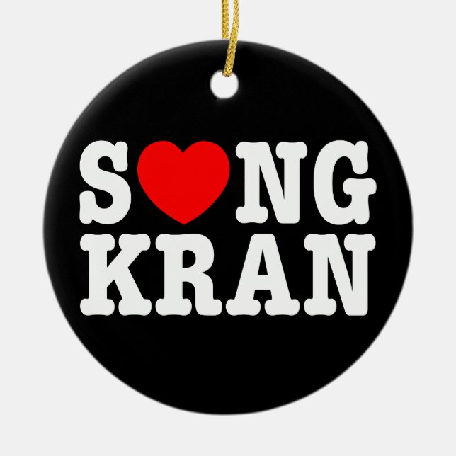 Adorno De Cerámica S ❤ NGKRAN ~ Heart Songkran (Frente)