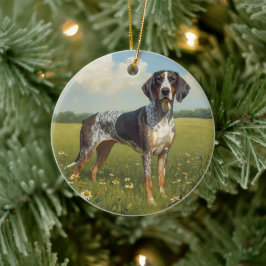 Adorno De Cerámica Sabueso Bluetick