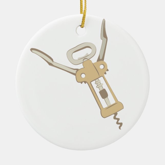 Adorno De Cerámica Sacacorchos (Frente)