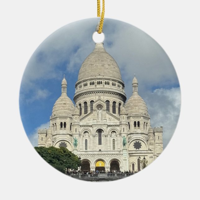 Adorno De Cerámica Sacre Coeur, Montmartre, Paris, France (Frente)