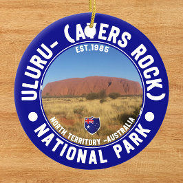 Adorno De Cerámica Sacred Rock of Australia – Uluru National Park