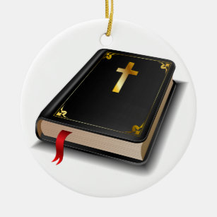 Adorno De Cerámica Sagrada Biblia - SRF
