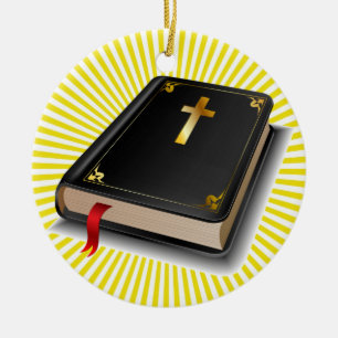 Adorno De Cerámica Sagrada Biblia - SRF