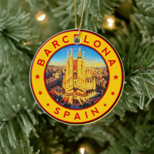 Adorno De Cerámica Sagrada Familia Barcelona
