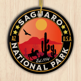 Adorno De Cerámica Saguaro National Park Arizona U.S.