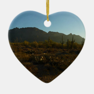 Adorno De Cerámica Saguaro Sunrise at Saguaro National Park