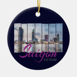 Adorno De Cerámica Saigon (Ho-Chi-Minh-Stadt) HCMC Vietnam Souvenir
