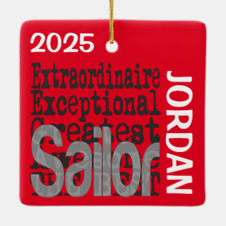Adorno De Cerámica Sailor Extraordinaire PERSONALIZADO