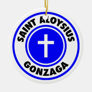 Adorno De Cerámica Saint Aloysius Gonzaga