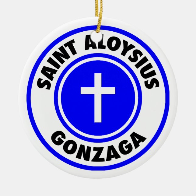 Adorno De Cerámica Saint Aloysius Gonzaga (Frente)