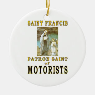 ADORNO DE CERÁMICA SAINT FRANCIS