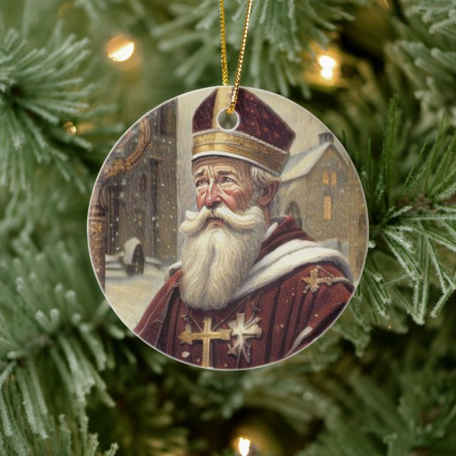 Adorno De Cerámica Saint Nicholas Ornament (Árbol)