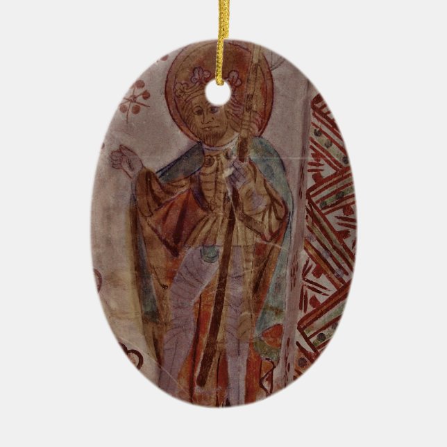 Adorno De Cerámica Saint Olaf de Noruega (Frente)