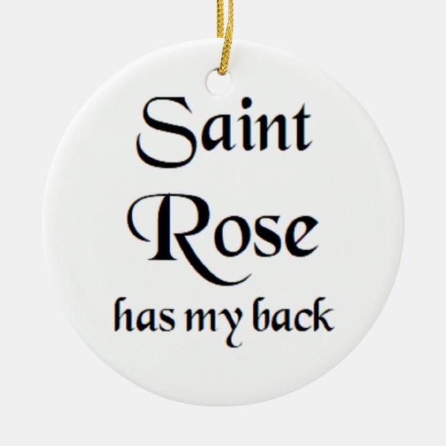 Adorno De Cerámica saint rose coffee mug (Frente)