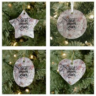 Adorno De Cerámica Sakura Rosa Elegante Mejor Día de la Madre