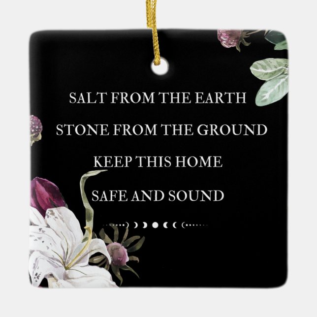 Adorno De Cerámica Sal de la Tierra (Anverso)