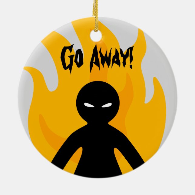 Adorno De Cerámica ¡Salga! ¡Salga! (Atrás)