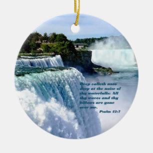 Adorno De Cerámica Salmo 42:7