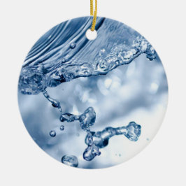 Adorno De Cerámica Salpicadura de agua