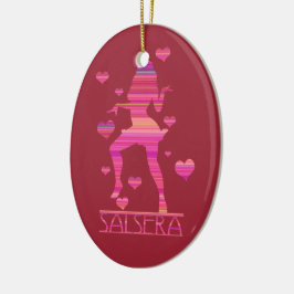 ADORNO DE CERÁMICA SALSERA - CHICA DE BAILE CALIENTE
