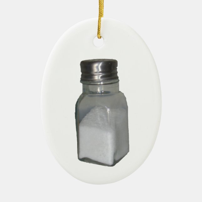 Adorno De Cerámica Salt Shaker (Frente)