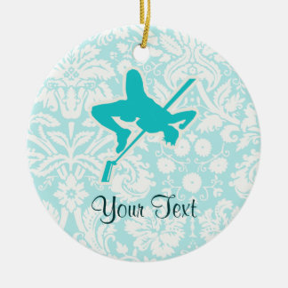 Adorno De Cerámica Salto de altura verde azulado