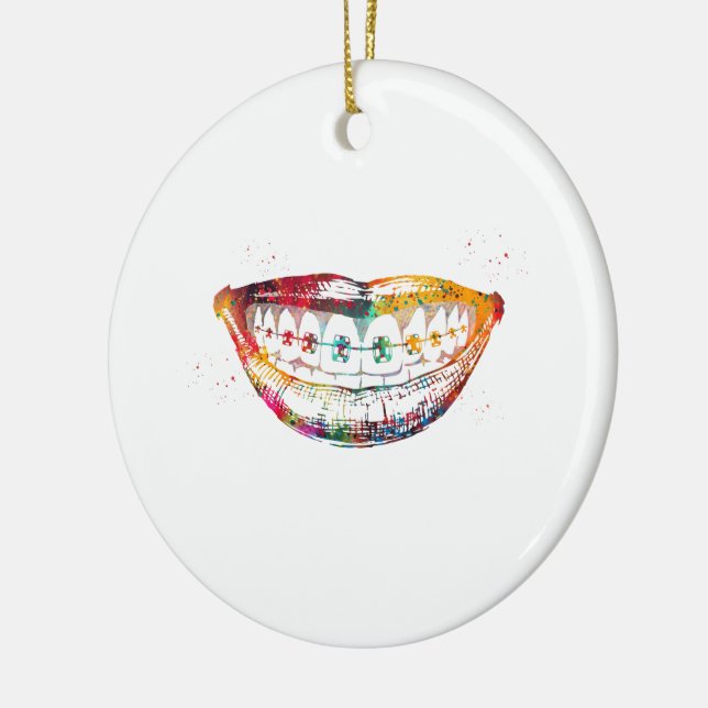 Adorno De Cerámica Saltos de dientes (Izquierda)