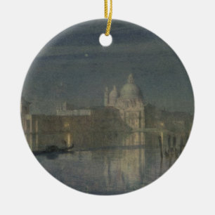 Adorno De Cerámica Saludo de Santa María Della, Venecia, claro de