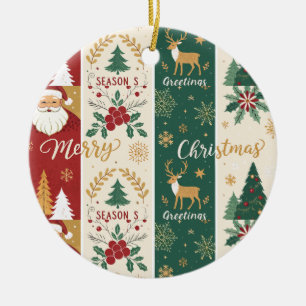 Adorno De Cerámica Saludo de temporada 