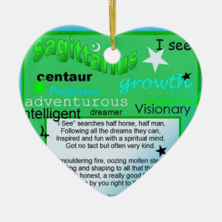 ADORNO DE CERÁMICA SALUDO DEL SAGITARIO