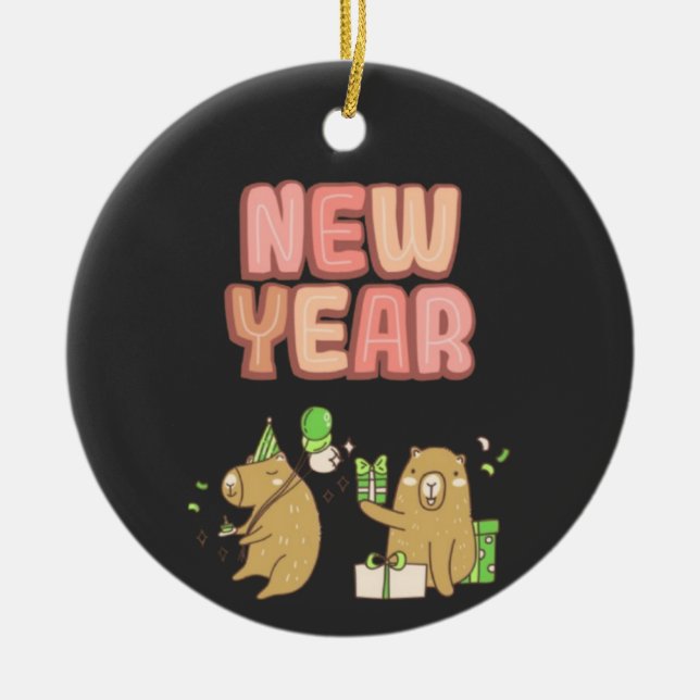 Adorno De Cerámica ¡Saludos a un nuevo comienzo! (Frente)