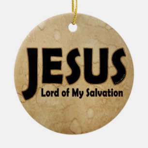 Adorno De Cerámica Salvación del Señor Jesús