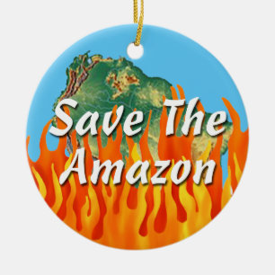 Adorno De Cerámica Salvar la Amazonía