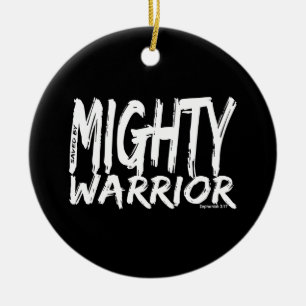 Adorno De Cerámica Salvar por un guerrero poderoso