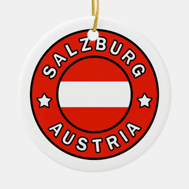 Adorno De Cerámica Salzburgo Austria (Frente)