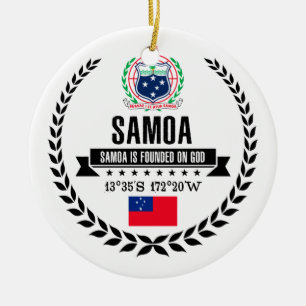 Adorno De Cerámica Samoa