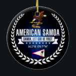 Adorno De Cerámica Samoa Americana<br><div class="desc">Samoa Americana</div>