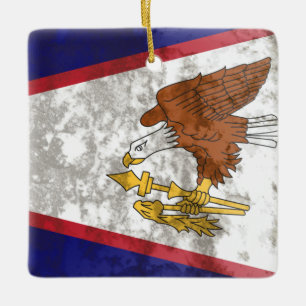 Adorno De Cerámica Samoa Americana