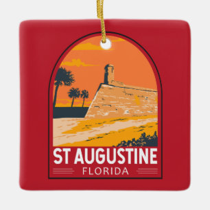 Adorno De Cerámica San Agustín Florida Viaje de arte