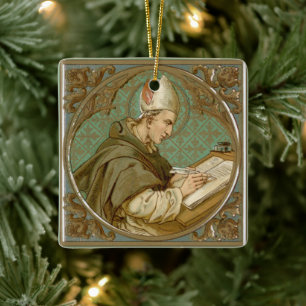 Adorno De Cerámica San Alberto Magno (BK 013)