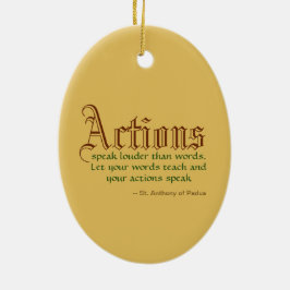 Adorno De Cerámica San Antonio de Padua y el Niño Jesús (JM 05)