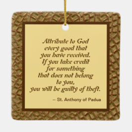 Adorno De Cerámica San Antonio de Padua y el Niño Jesús (JM 05)