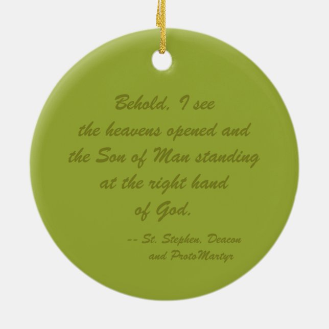 Adorno De Cerámica San Esteban el ProtoMartyr (SNV 26) (Atrás)