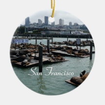 San Francisco y leones marinos del Pier 39 panoram