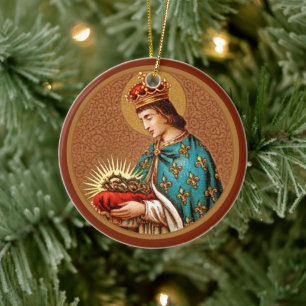 Adorno De Cerámica San Luis IX (Detalle; solo 'Medallón'; BK 065)