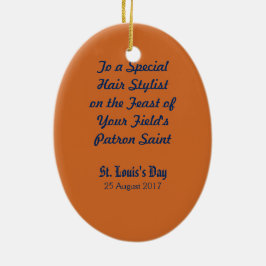 Adorno De Cerámica San Luis IX el Rey (PM 05)