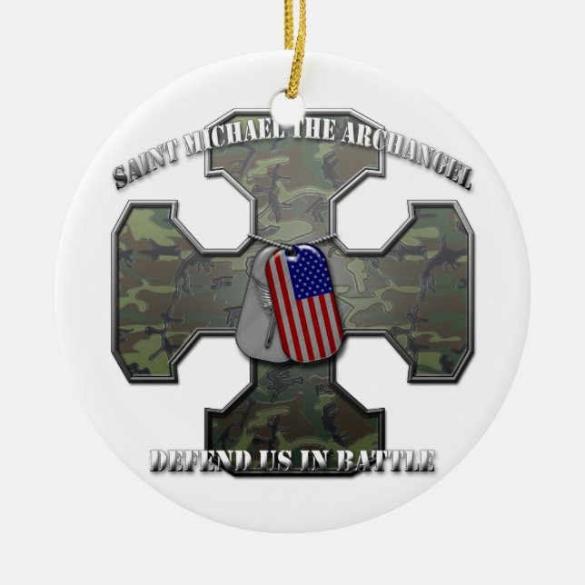 Adorno De Cerámica San Miguel el arcángel (Frente)