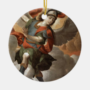 Adorno De Cerámica San Miguel el arcángel